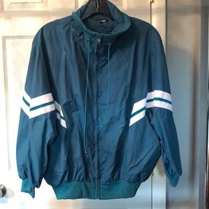 Teal Windbreaker